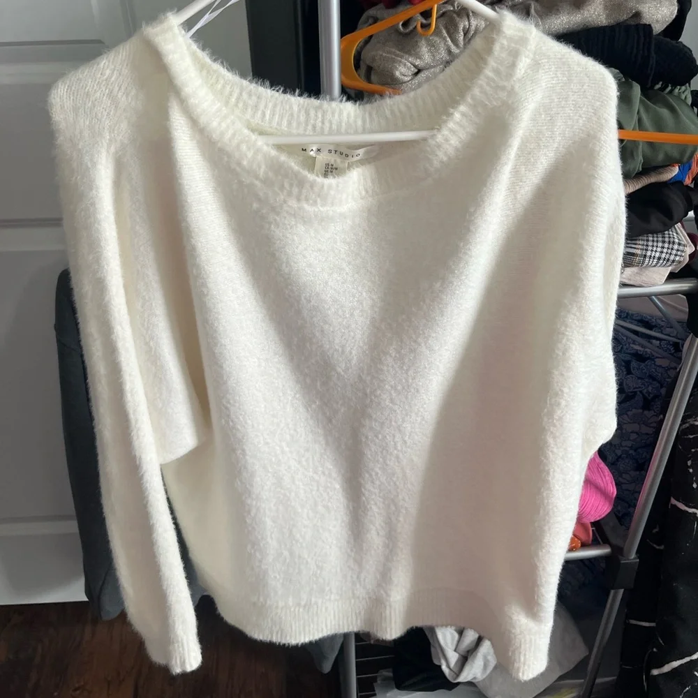 Max Studio Soft Cream Sweater - Picture 1 of 3